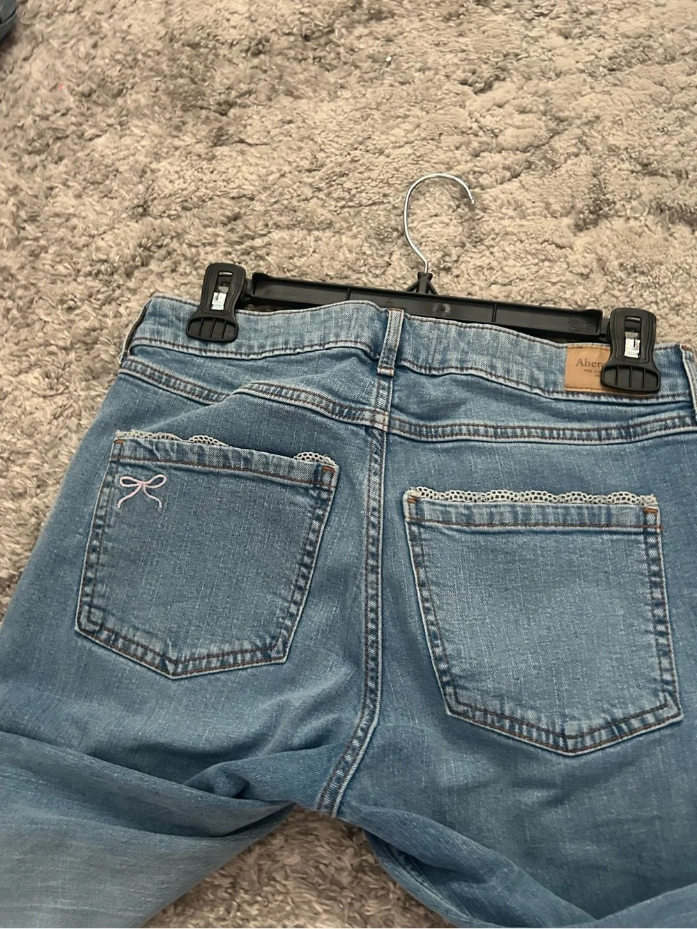 Abercrombie & Fitch Light Wash Blue big girl size 16/17 Jeans